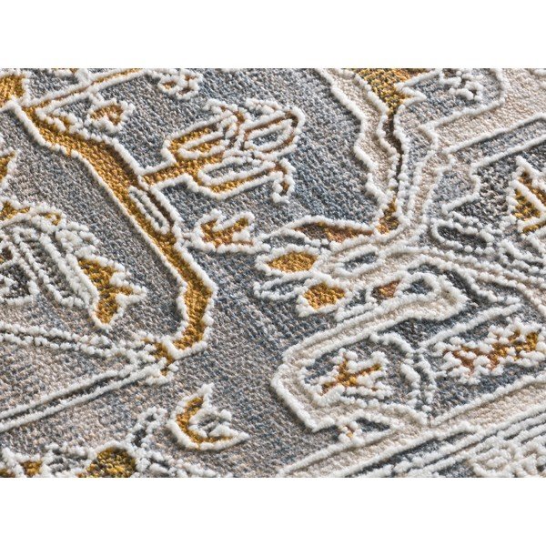 Grau-blauer Teppich 192 x 290 cm Berta - Universal-image-4