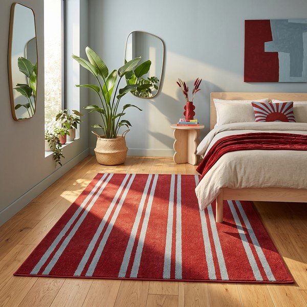 Roter/blauer Teppich 160x230 cm Riviera – ESTE-image-4