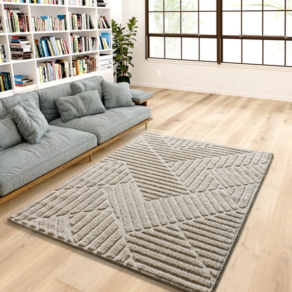 Beiger Teppich 120 × 170 cm Numa - Universal-image-1