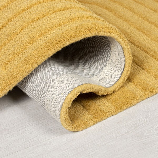 Gelber Wollteppich, 160 × 230 cm Zen Garden - Flair Rugs-image-3