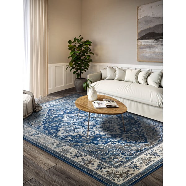 Blauer Teppich 200 × 280 cm Jehanne - Villeroy&Boch-image-1
