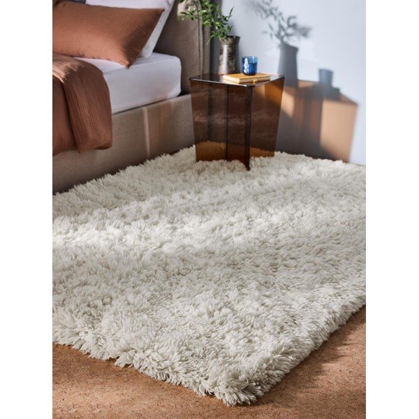 Weißer handgewebter Teppich 120x170 cm Dala – MADE-image-2