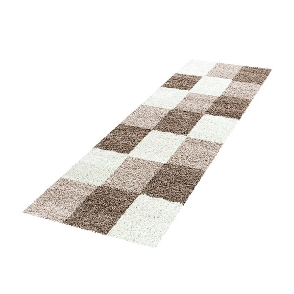 Brauner Läufer, 80 × 250 cm Life - Ayyildiz Carpets