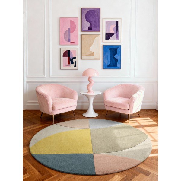 Handgewebter runder Wollteppich, Ø 200 cm Westminster Savile - Ted Baker-image-1