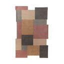Brauner Wollteppich, 120 × 180 cm Collage - Flair Rugs