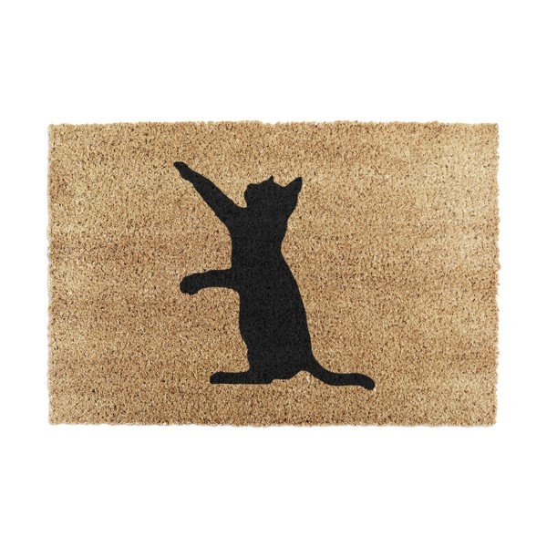 Fußmatte aus Kokosfasern, 40 × 60 cm Cat - Artsy Doormats