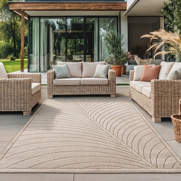Beiger Teppich für den Innen- und Außenbereich, 120 × 170 cm Nova 1204 - Ayyildiz Carpets-image-1
