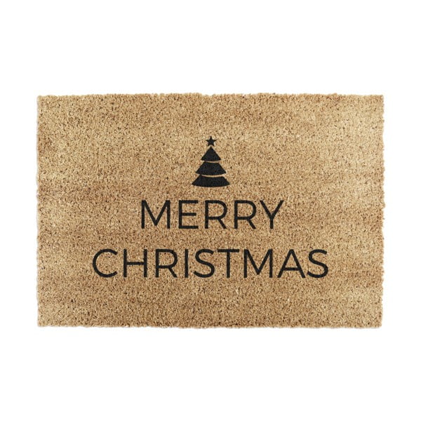 Fußmatte mit Weihnachtsmotiv aus Kokosfasern, 40 x 60 cm Merry Christmas - Artsy Doormats