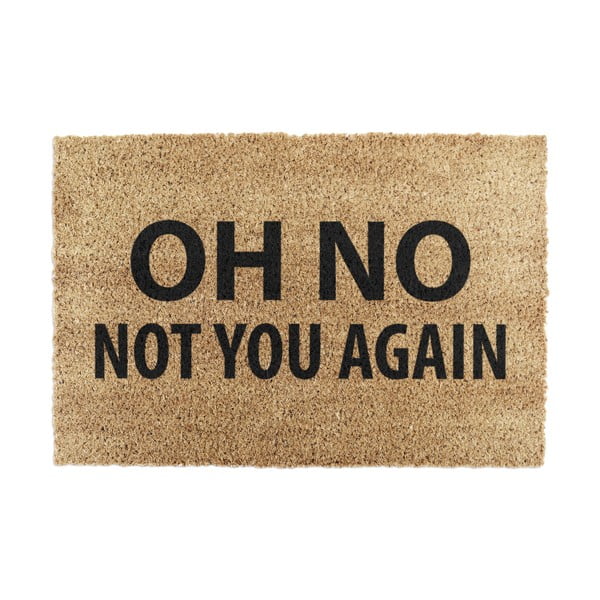 Fußmatte aus Kokosfasern, 40 x 60 cm Not You Again - Artsy Doormats