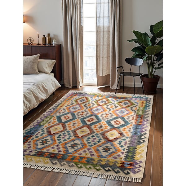 Doppelseitiger/handgewebter Wollteppich, 200 × 290 cm Kamal Oasis - Hanse Home-image-1