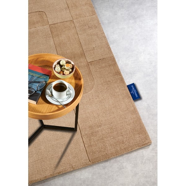 Beiger, handgewebter Wollteppich, 190 × 280 cm Charlotte - Villeroy&Boch-image-2