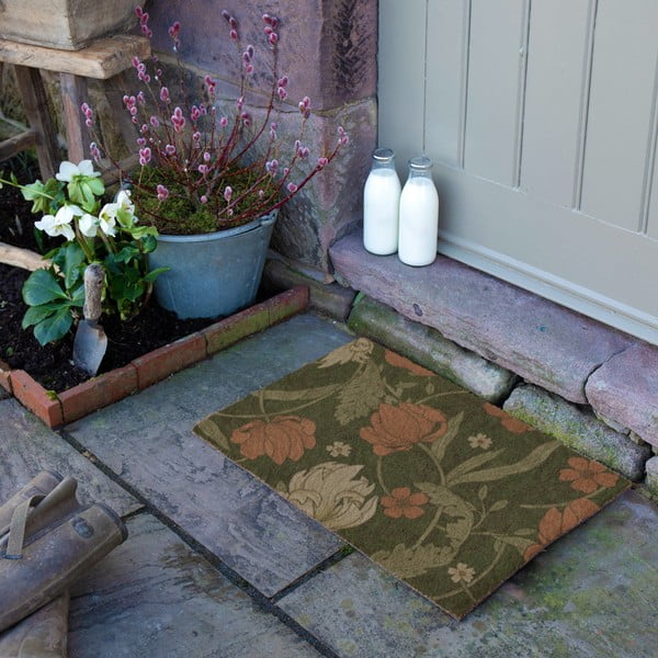 Fußmatte aus Kokosfasern, 40 x 60 cm William Morris Rose - Artsy Doormats-image-4