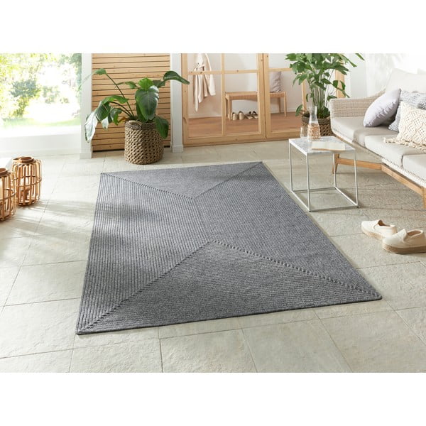 Grauer Outdoor-Teppich 150 × 80 cm - Hanse Home-image-1