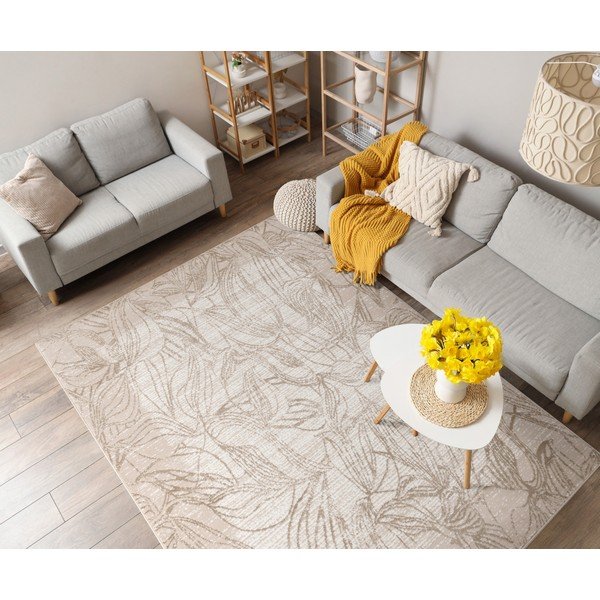 Beiger Teppich 80 × 150 cm Floares - FD-image-1