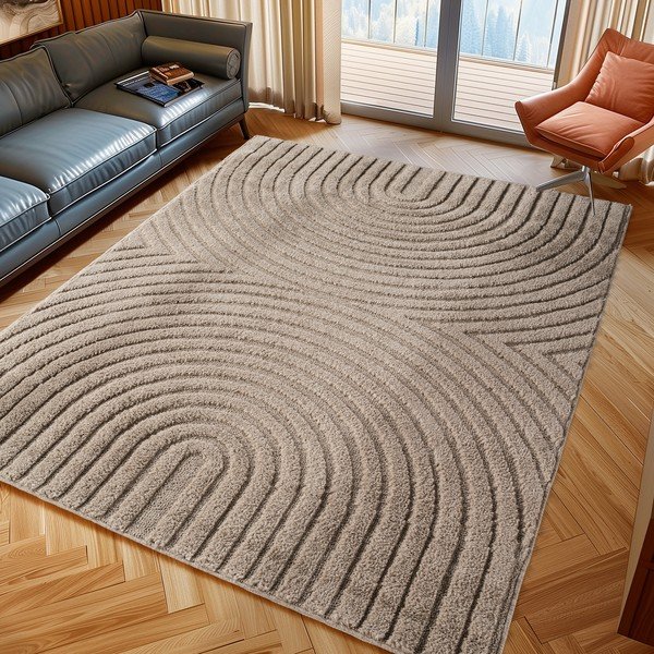 Beiger Teppich 140 × 200 cm Art 1122 - Ayyildiz Carpets-image-1