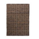 Schwarzer/naturfarbener, handgewebter Teppich mit Juteanteil, 200 × 290 cm Meander Jute - Flair Rugs