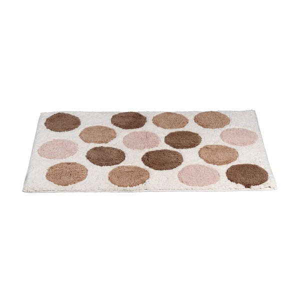Braun/beige Badezimmervorleger aus Bio-Baumwolle, 60 x 90 cm Tibet - Wenko-image-1