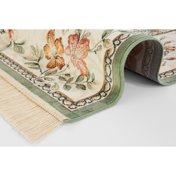 Grün-cremefarbener Viskose-Teppich, 195 × 300 cm Oriental - Hanse Home-image-2