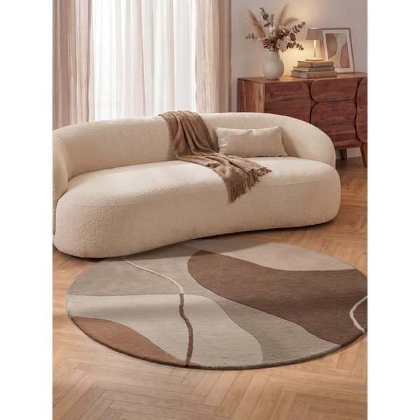 Brauner Teppich ø 160 cm Muse – Villeroy&Boch-image-1
