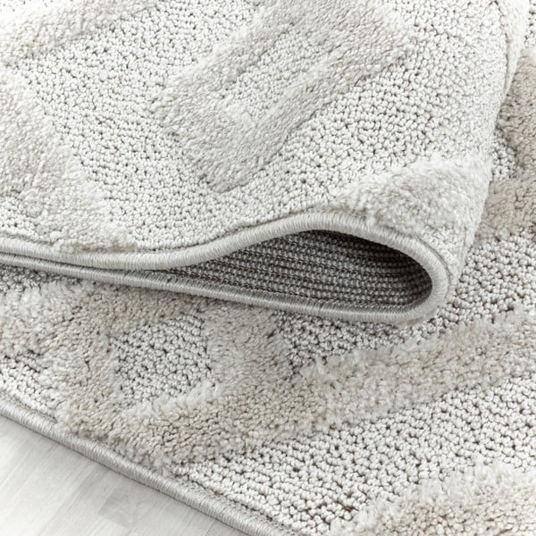 Cremefarbener runder Teppich, Durchmesser 80 cm Pisa - Ayyildiz Carpets-image-2