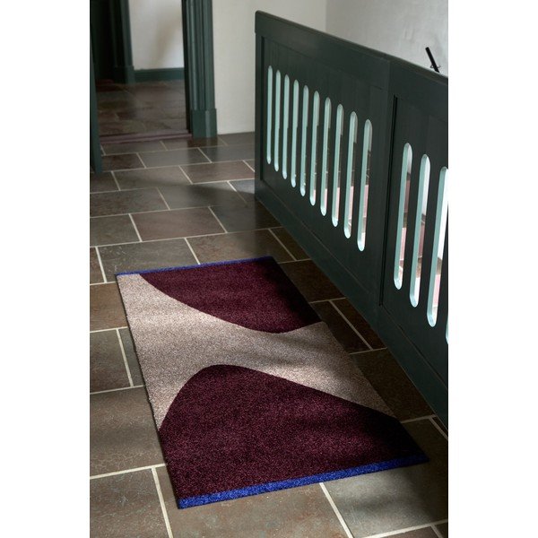 Weinroter/grauer Teppich 70 × 150 cm Rocks - Mette Ditmer Denmark-image-2