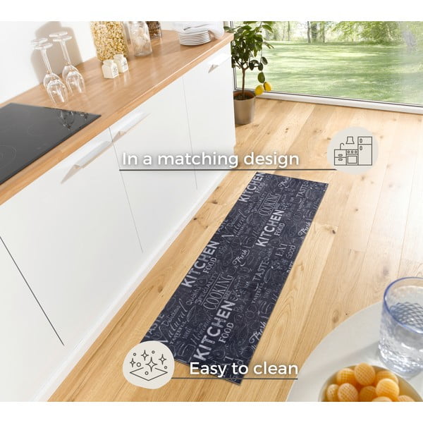 Schwarzer Läufer, 50 x 150 cm Wild Kitchen Board - Hanse Home-image-3