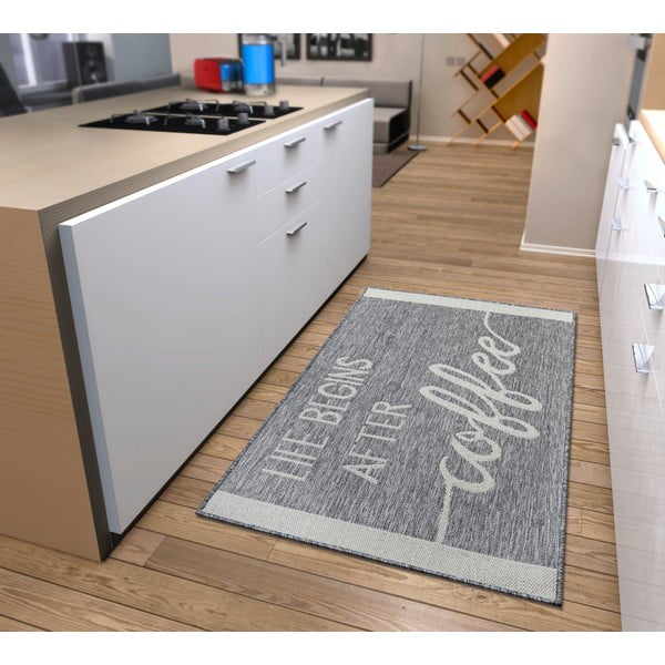 Grauer Teppich 92 x 150 cm Cucina - Hanse Home-image-1