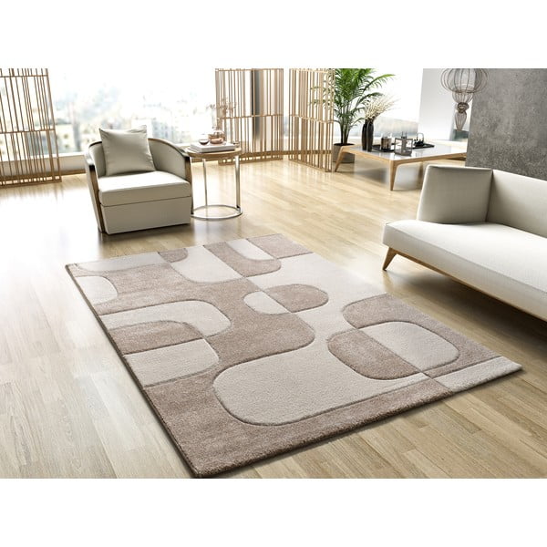 Cremefarbener Teppich 200 x 290 cm Lena - Universal-image-2