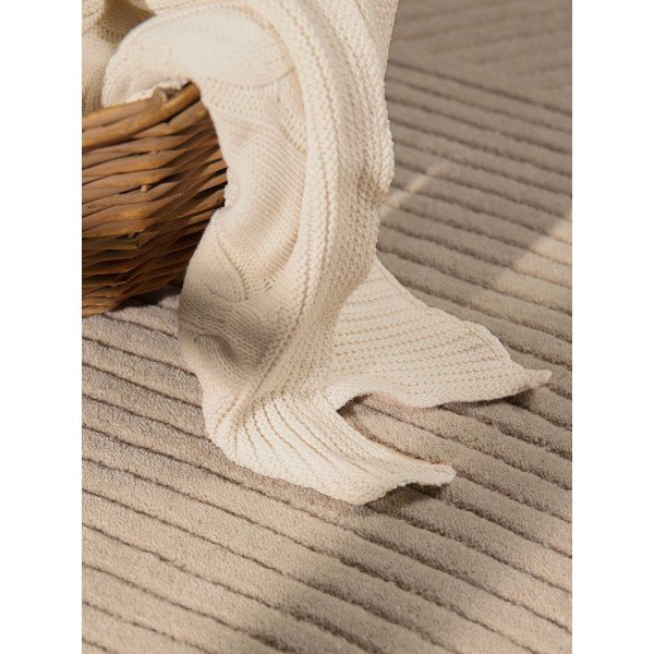 Beiger runder Wollteppich, Durchmesser 200 cm Kensington Victoria - Ted Baker-image-1