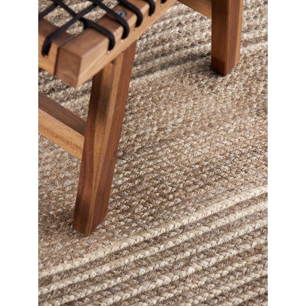 Doppelseitiger/handgewebter Jute-Läufer in hellem Naturton/in dunklem Naturton, 80 x 300 cm Juno - Hanse Home-image-3
