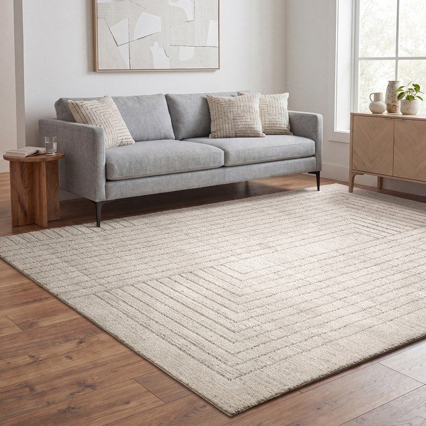 Cremefarbener Teppich 120 × 160 cm Oslo - Asiatic Carpets-image-3