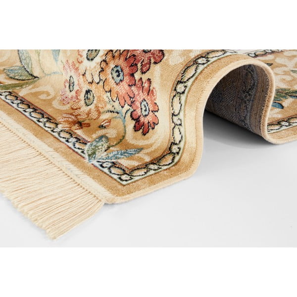 Beiger Viskose-Teppich, 95 × 140 cm Oriental - Hanse Home-image-2