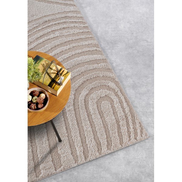 Beiger Teppich 160 × 235 cm Pigment Beige - Elle Decoration-image-2