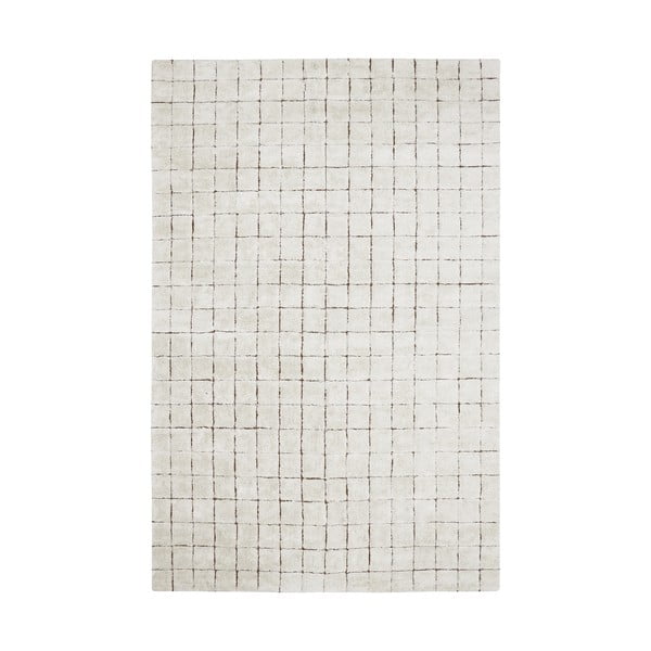 Cremefarbener, waschbarer, handgewebter Baumwollteppich, 200 × 300 cm Mosaic - Lorena Canals