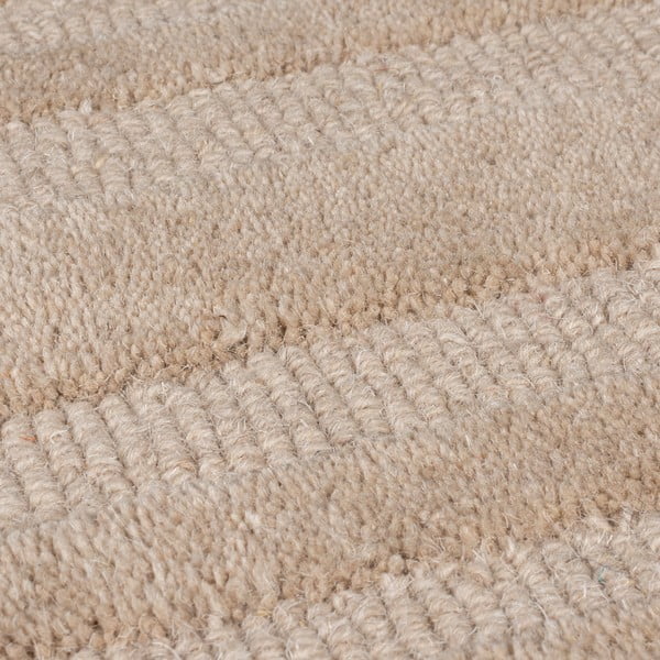 Beiger, handgewebter Wollteppich, 160 × 230 cm Zen Rectangles - Flair Rugs-image-2