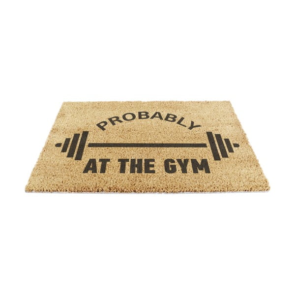 Fußmatte aus Kokosfasern, 40 x 60 cm Probably At The Gym - Artsy Doormats