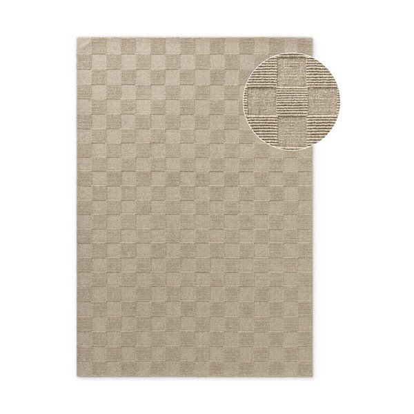 Beiger, handgewebter Wollteppich, 120 × 170 cm Scala - Villeroy&Boch