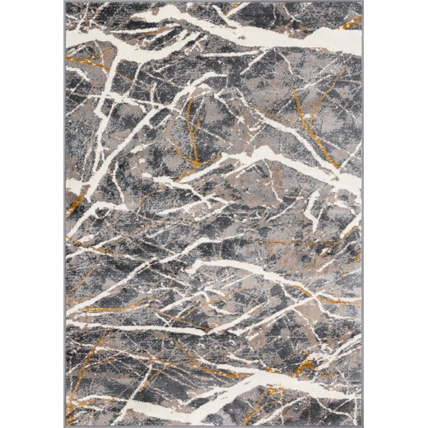 Dunkelgrauer Teppich, 80 × 150 cm Soft - FD