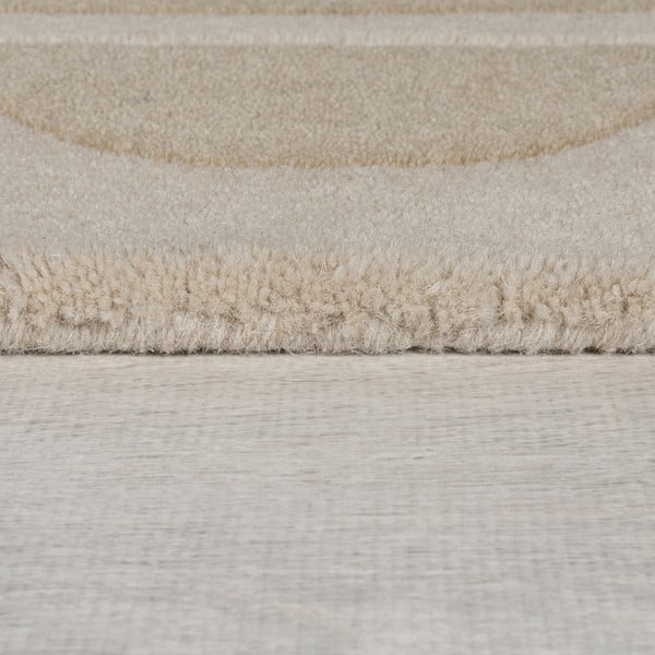 Handgewebter Wollläufer in Naturfarbe, 80 x 230 cm Lois Scallop - Flair Rugs-image-4