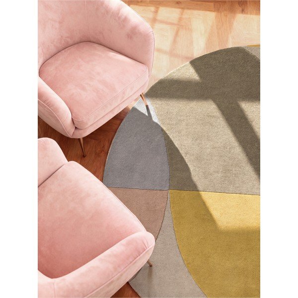 Handgewebter runder Wollteppich, Ø 200 cm Westminster Savile - Ted Baker-image-3