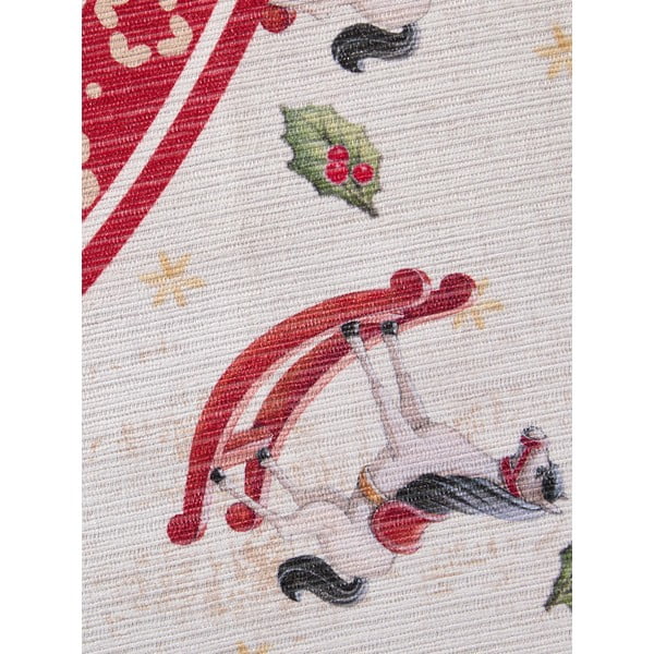 Roter runder Teppich mit Weihnachtsmotiv, Ø 160 cm Toy's Delight Rocking Horse - Villeroy&Boch-image-4