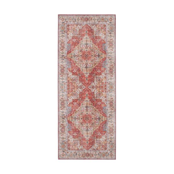 Orangefarbene Laufmatte 80 × 200 cm Sylla - Hanse Home