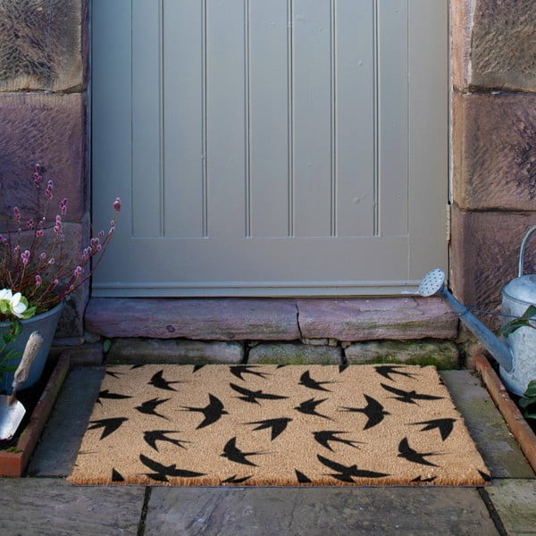 Fußmatte aus Kokosfasern, 40 x 60 cm Swallows - Artsy Doormats-image-3