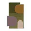 Grüner, handgewebter Wollteppich, 150 × 240 cm Lozenge - Flair Rugs