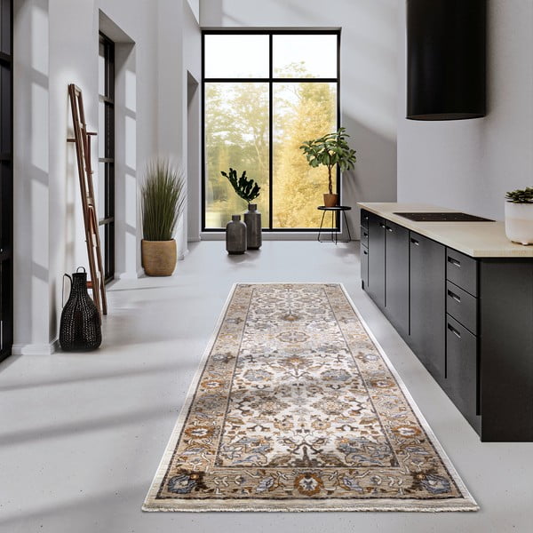 Braun-cremefarbener Läufer, 80 x 190 cm Egon - Villeroy&Boch-image-1