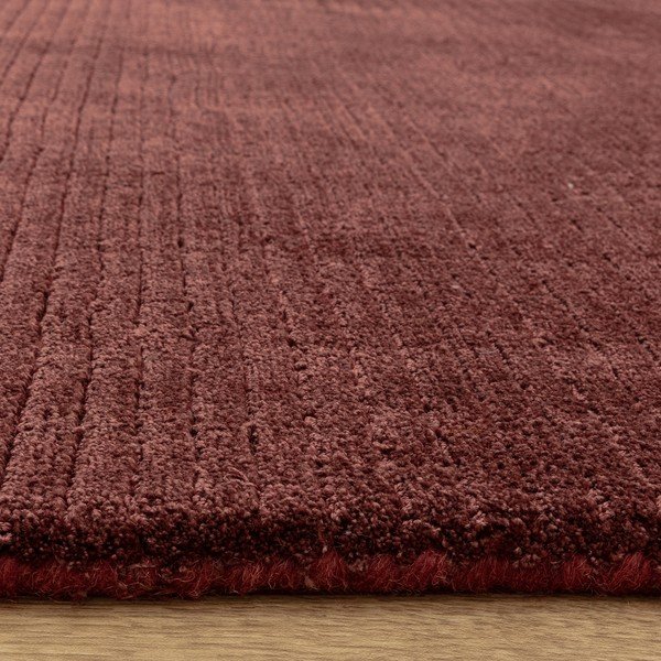 Weinroter, handgewebter Teppich, 160 x 230 cm Rowan - Asiatic Carpets-image-2