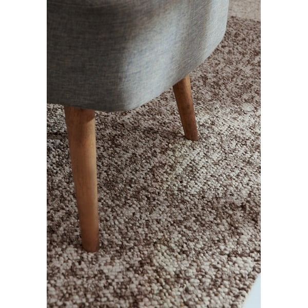 Grauer, waschbarer Läufer, 80 × 240 cm Rocco Taupe - Elle Decoration-image-4