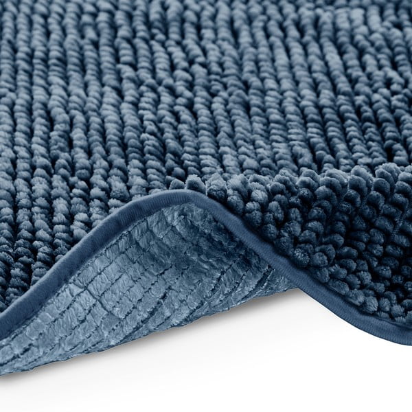Dunkelblaue Badematte 50x70 cm Bati – Restilo-image-4