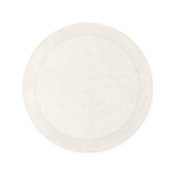 Cremefarbener, handgewebter, runder Teppich mit Wollanteil, Ø 150 cm Kivi - Villeroy&Boch