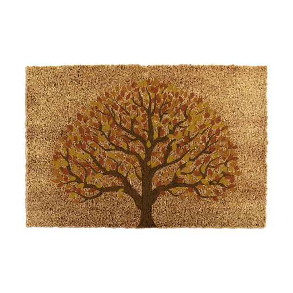 Fußmatte aus Kokosfasern, 40 x 60 cm Autumnal Tree of Life - Artsy Doormats